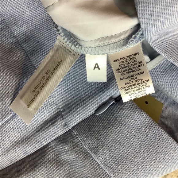 LOFT Cropped Ruffle Hem Chino Pants - Picture 10 of 11